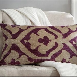 Pottery Barn Brooke Printed Velvet Pillow Cover